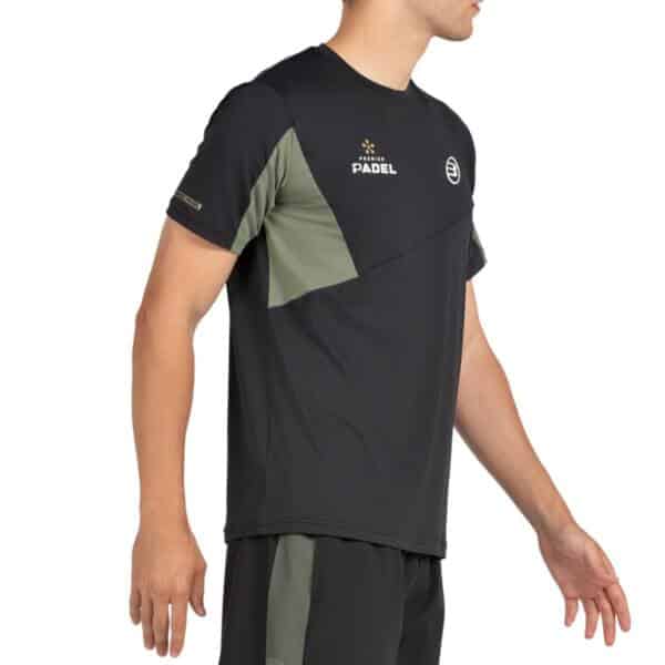 Camiseta Bullpadel Pocate Premier Padel Negra