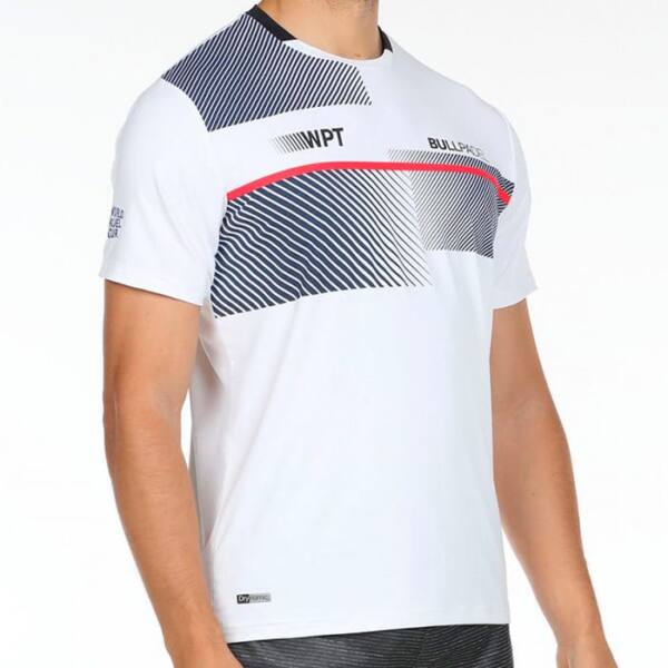 Camiseta Redullu blanca WPT - Ropa Bullpadel hombre