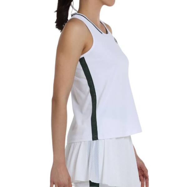 Camiseta Lerna blanca - Ropa Bullpadel mujer