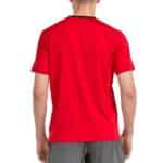 Camiseta hombre roja Bullpadel - Modelo Esgos