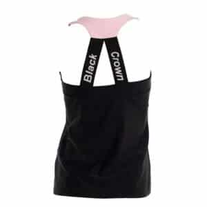 Camiseta de tirantes Black Crown negra modelo Juarez
