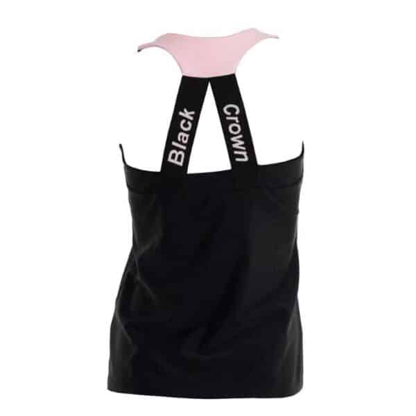 Camiseta de tirantes Black Crown negra modelo Juarez