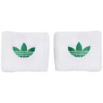Pack dos muñequeras Adidas blancas pequeñas
