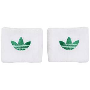 Pack dos muñequeras Adidas blancas pequeñas