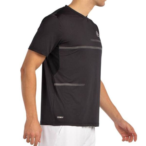 Camiseta Bullpadel hombre - Modelo Montuno negra