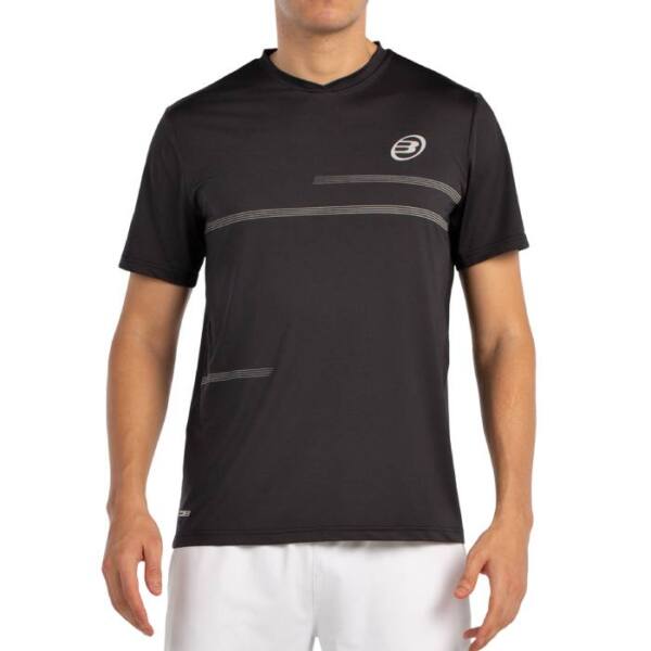 Camiseta hombre negra Bullpadel Montuno
