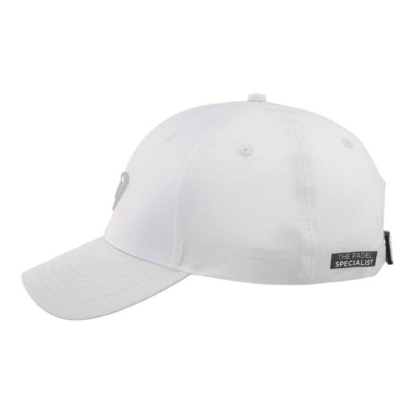 Visera gorra blanca Bullpadel