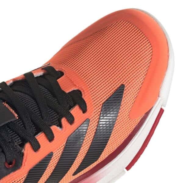 Detalle de las Zapatillas Adids Crazyquick Boost Padel Naranja