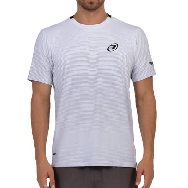 Camiseta blanca hombre Bullpadel - Modelo Musica