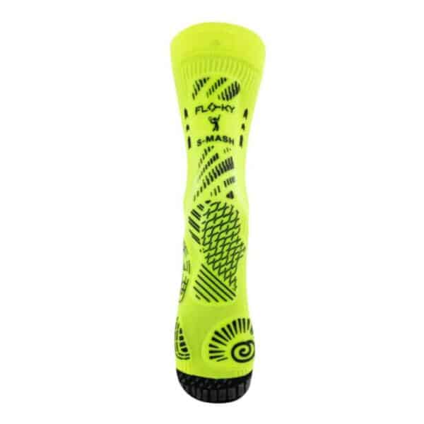 Detalle de los Calcetines para uso deportivo Floky S-Mash color amarillo