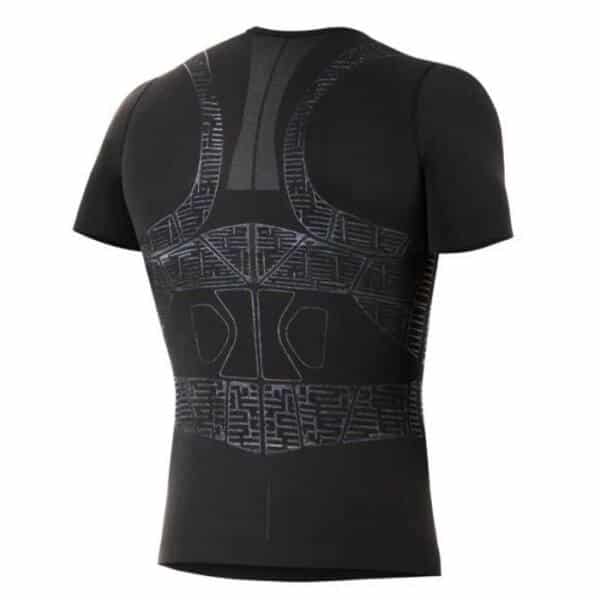 Lateral de la Camiseta Oxygen de Floky en color negro