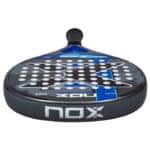 Detalle de la Pala NOX X Hero Blue 2026