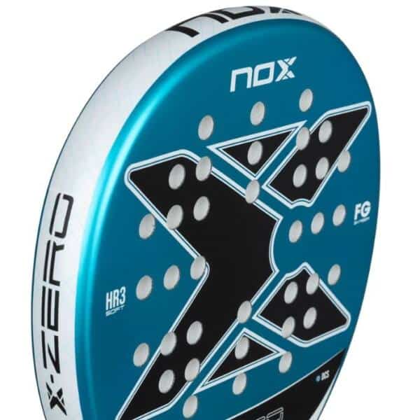 Detalle de la Pala NOX X Zero Blue 2026