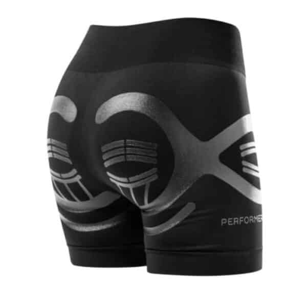 Detalle del Short Floky Performer en color negro