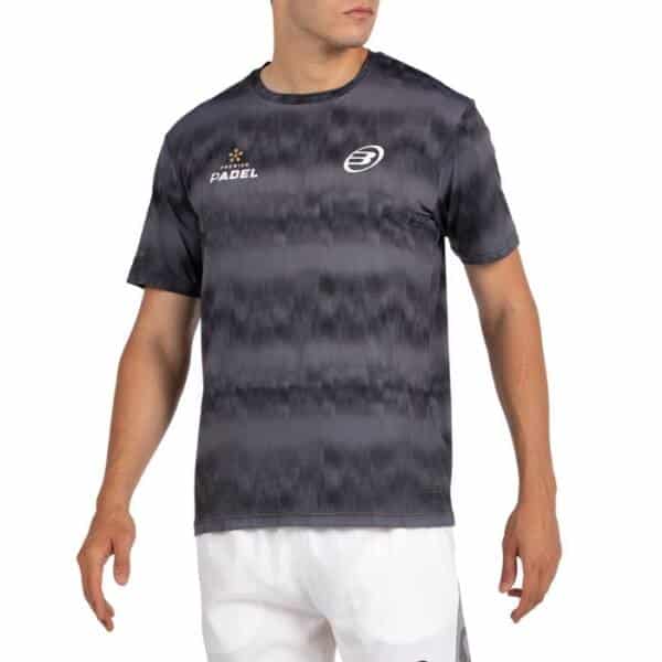 Camiseta Bullpadel Pasco Negro Premier Padel 2026