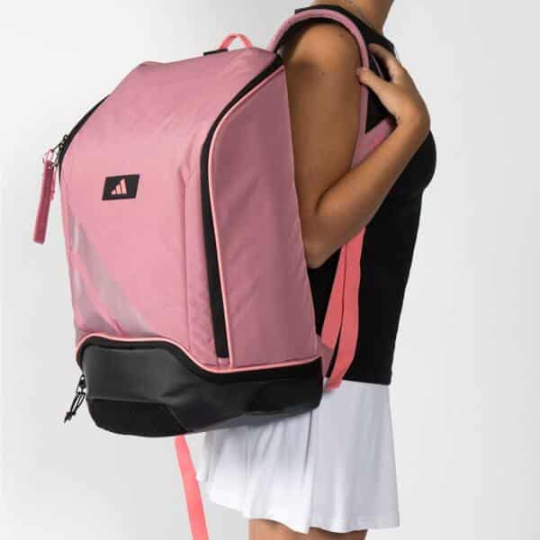 Detalle de la Mochila Adidas Pro Tour Rosa