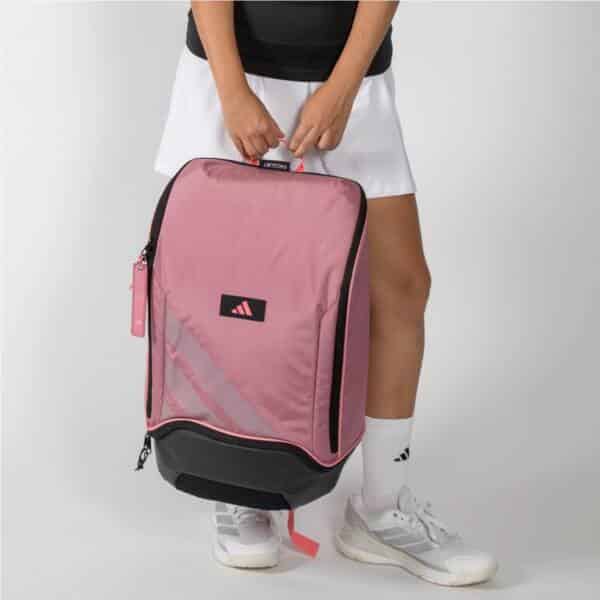 Detalle de la Mochila Adidas Pro Tour Rosa