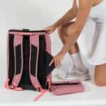 Compartimento de la Mochila Adidas Pro Tour Rosa