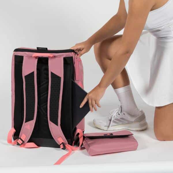 Compartimento de la Mochila Adidas Pro Tour Rosa