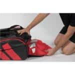 Compartimento para calzado del Paletero Adidas Multigame Red