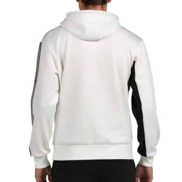 Sudadera Bullpadel Premier Padel Palmiro Blanca