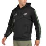 Sudadera Bullpadel Palmiro Negro Premier Hombre
