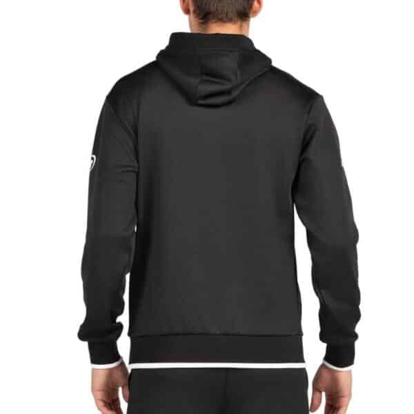 Sudadera Bullpadel Piatro Negra Premier Hombre
