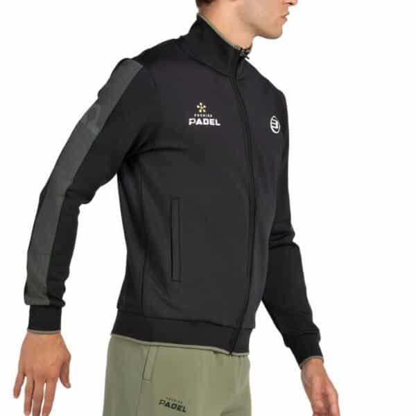 Sudadera Bullpadel Pindaro Negro Premier