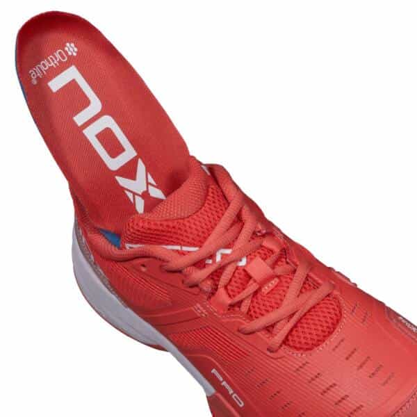 Plantilla de las Zapatillas NOX AT10 Pro Coral Marino 2026