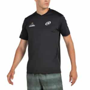 Camiseta Bullpadel Perico Negro Premier Padel 2026