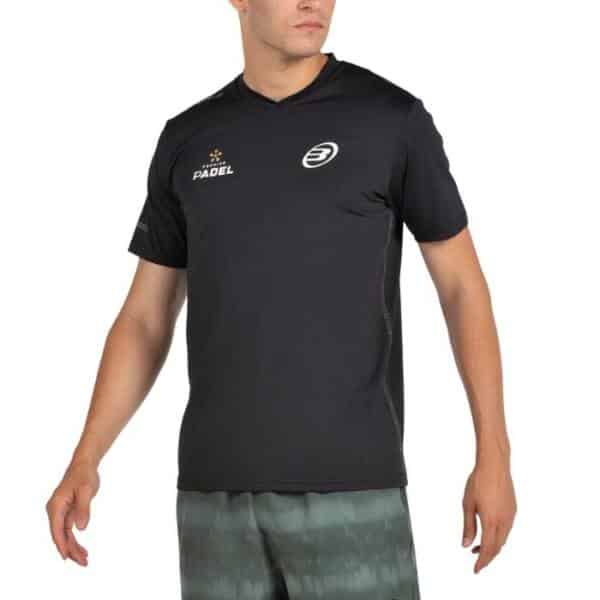 Camiseta Bullpadel Perico Negro Premier Padel 2026