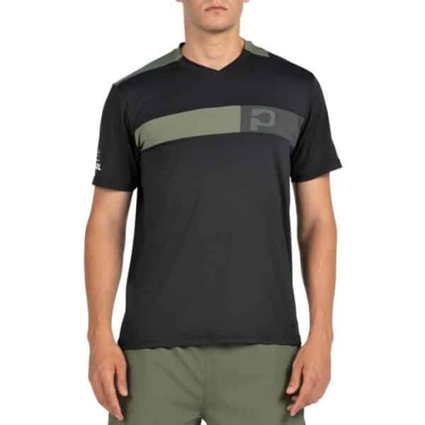 Camiseta Bullpadel Puyo Negra Premier Padel