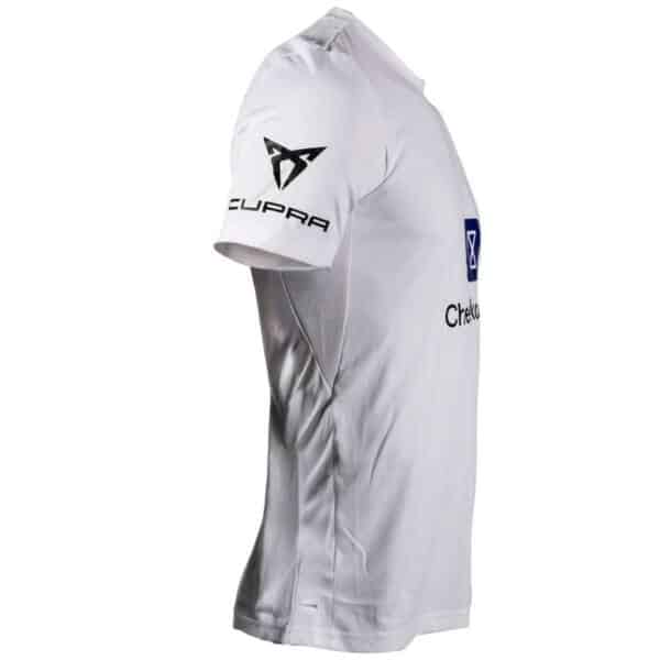 Camiseta Adidas de pádel Ale Galán 2026 color blanco