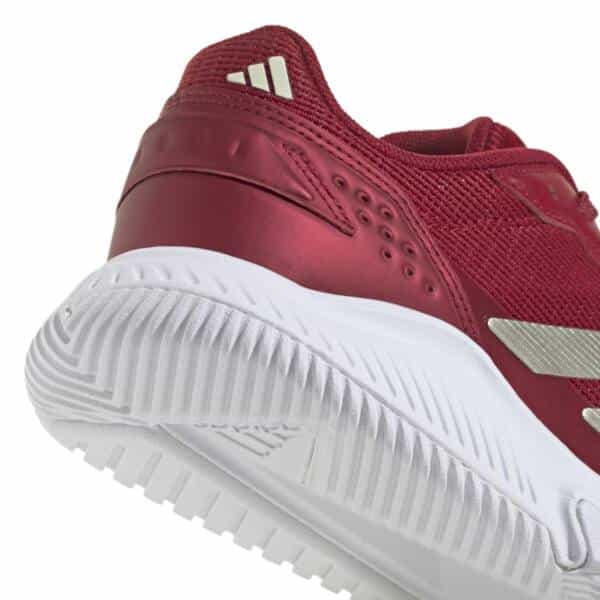 Detalle de las Zapatillas Adidas Courtquick Padel Woman Rojas