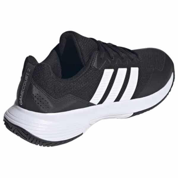 Detalle de las Zapatillas Adidas Gamecourt 2 Negras