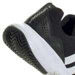Detalle de las Zapatillas Adidas Gamecourt 2 Negras