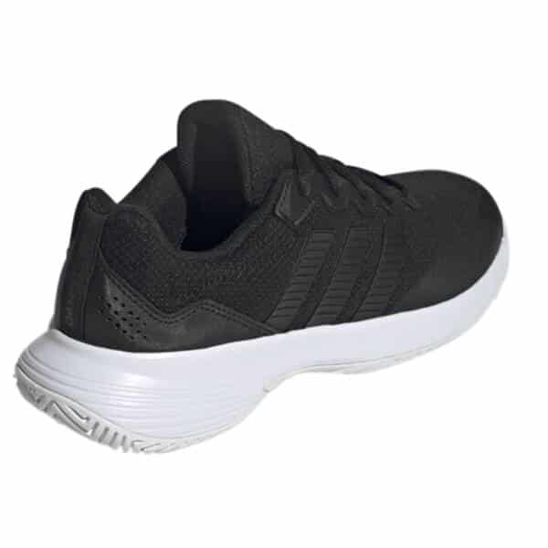 Detalle de las Zapatillas Adidas Gamecourt 2 Woman Negras