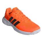 Detalle de las Zapatillas Adidas Gamecourt 2 Naranja Flúor