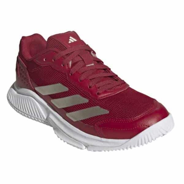 Detalle de las Zapatillas Adidas Courtquick Padel Woman Rojas