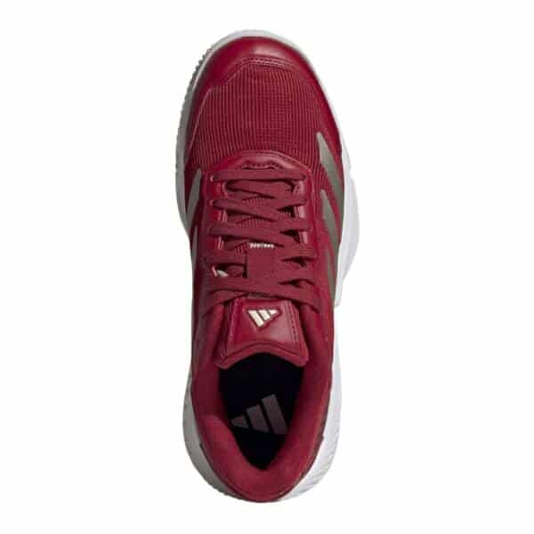 Detalle de las Zapatillas Adidas Courtquick Padel Woman Rojas