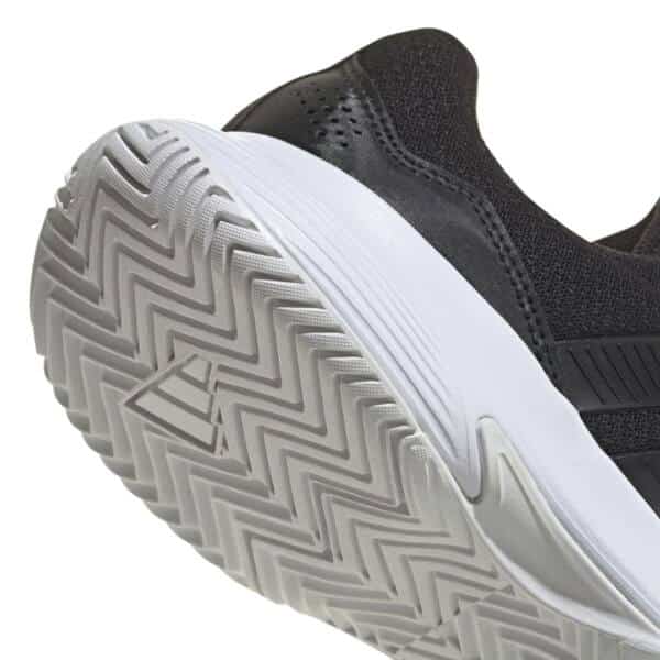 Detalle de las Zapatillas Adidas Gamecourt 2 Woman Negras