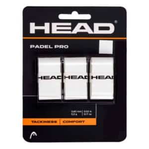 Blíster 3 Overgrips HEAD Padel Pro Blancos
