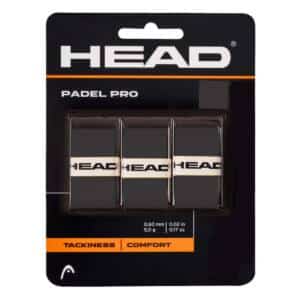 Blíster 3 Overgrips HEAD Padel Pro Negros