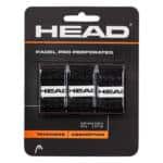 Blíster 3 Overgrips HEAD Padel Pro Perforados Negros