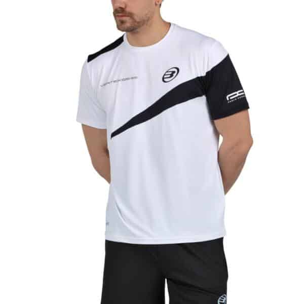 Camiseta Bullpadel Entrenamiento Pablo Carbona 26V Blanca 2026