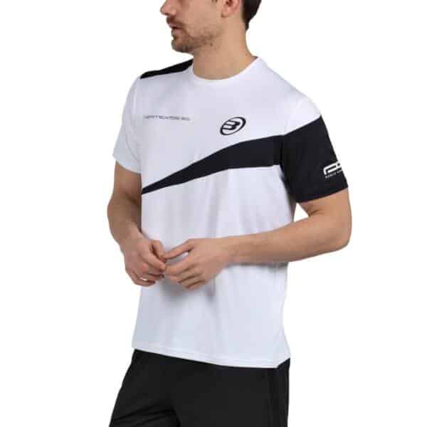 Camiseta Bullpadel Entrenamiento Pablo Carbona 26V Blanca 2026