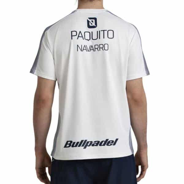 Camiseta entrenamiento Bullpadel Paquito Navarro 26V Hueso 2026