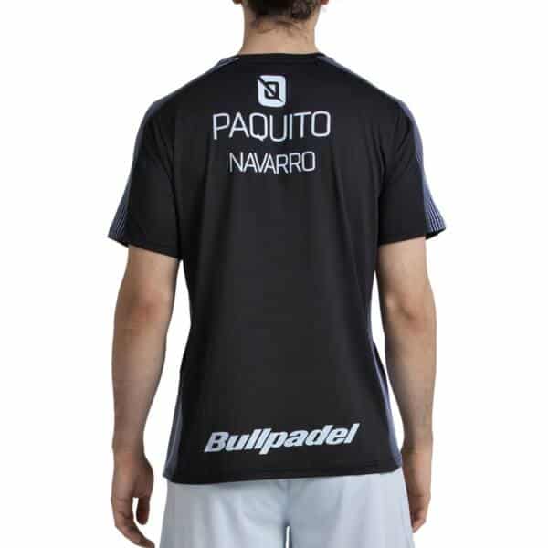 Camiseta de entrenamiento Oficial Bullpadel Paquito 26V Negra