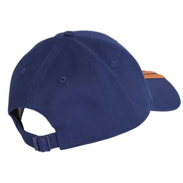 Gorra Adidas Bball 3S NL Azul Marino/Naranja
