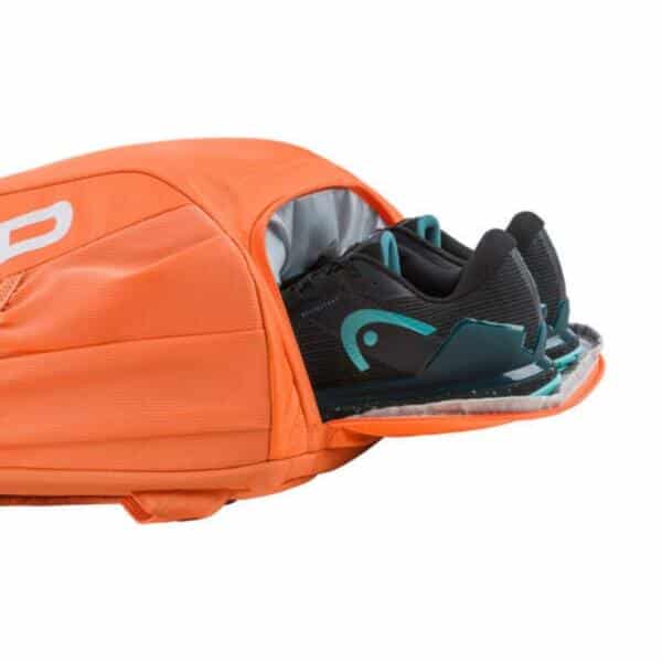 Compartimento para calzado de la Mochila HEAD Tour Naranja